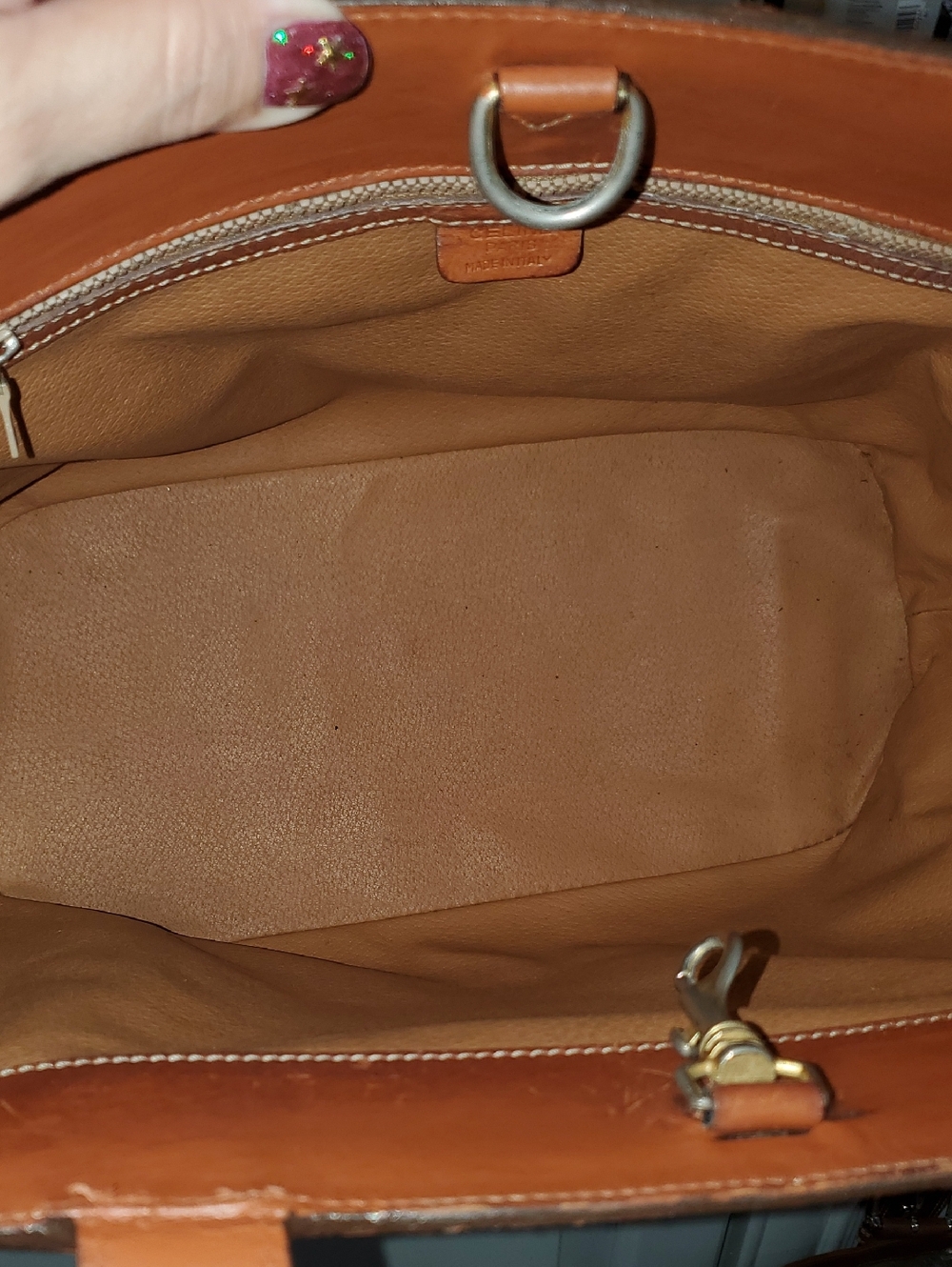 🇮🇹Vintage Celine Brown Macadam Triomphe Large Tote Bag🤎 - Picture 10 of 16